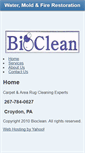 Mobile Screenshot of biocleancarpetcare.com